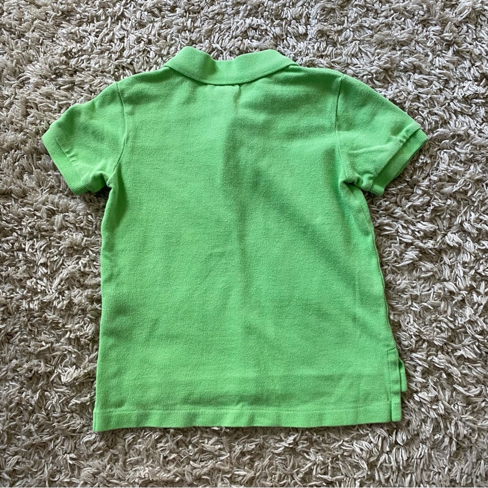 Polo by Ralph Lauren Kids Bright Green Polo Shirt - Picture 3 of 4